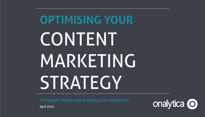 How to Optimise Your Content Marketing Strategy